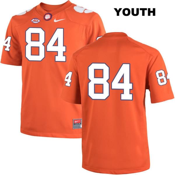 Youth Clemson Tigers #84 Cannon Smith Stitched Orange Authentic Nike No Name NCAA College Football Jersey IPJ2446OJ